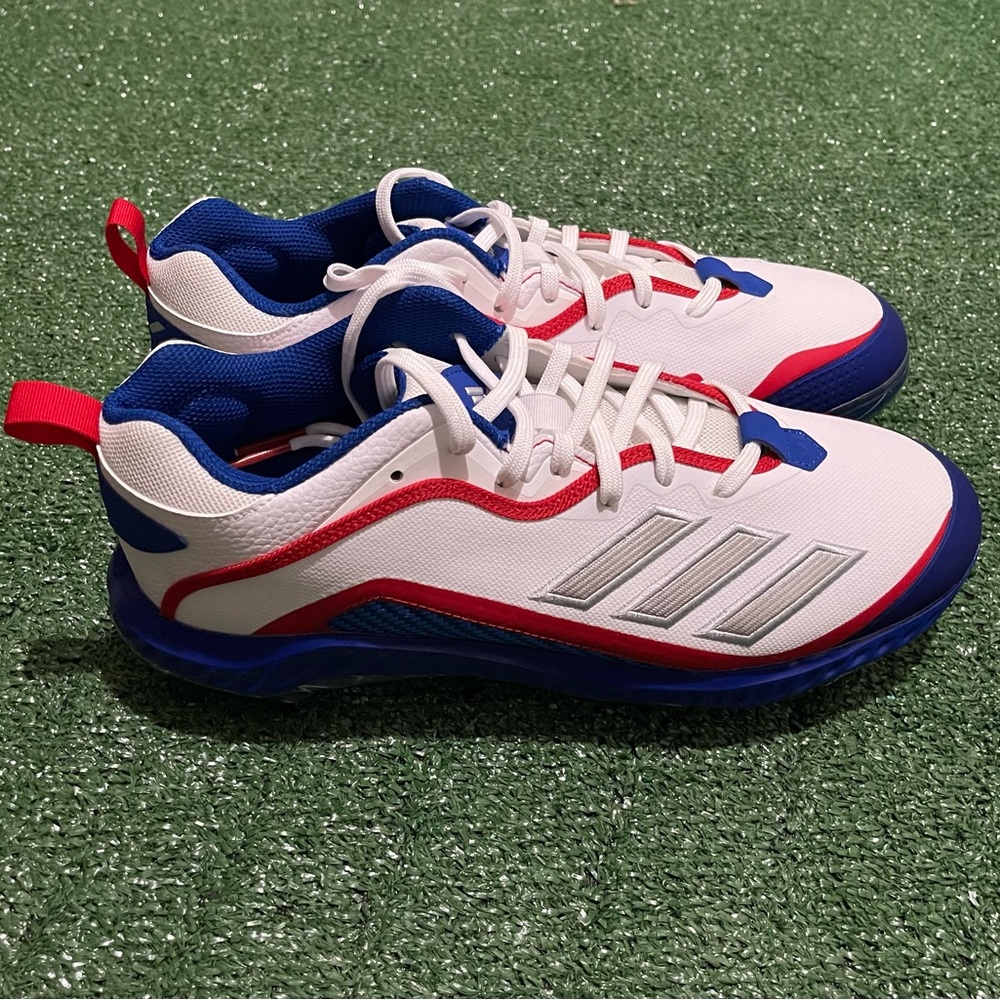 Adidas Icon 6 Bounce USA All Star Game Baseball Metal Cleats GZ0452 Mens Size 10